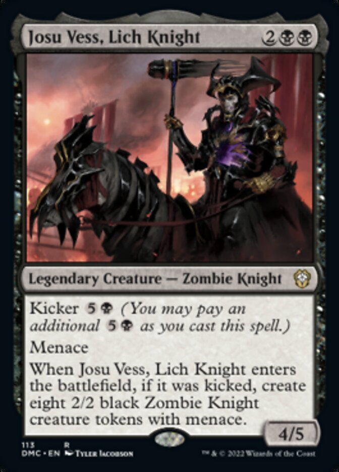 Josu Vess, Lich Knight