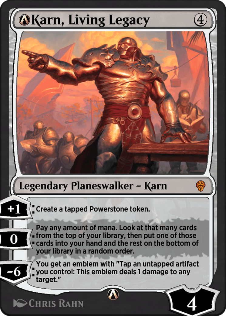 Karn, Living Legacy (Alchemy)