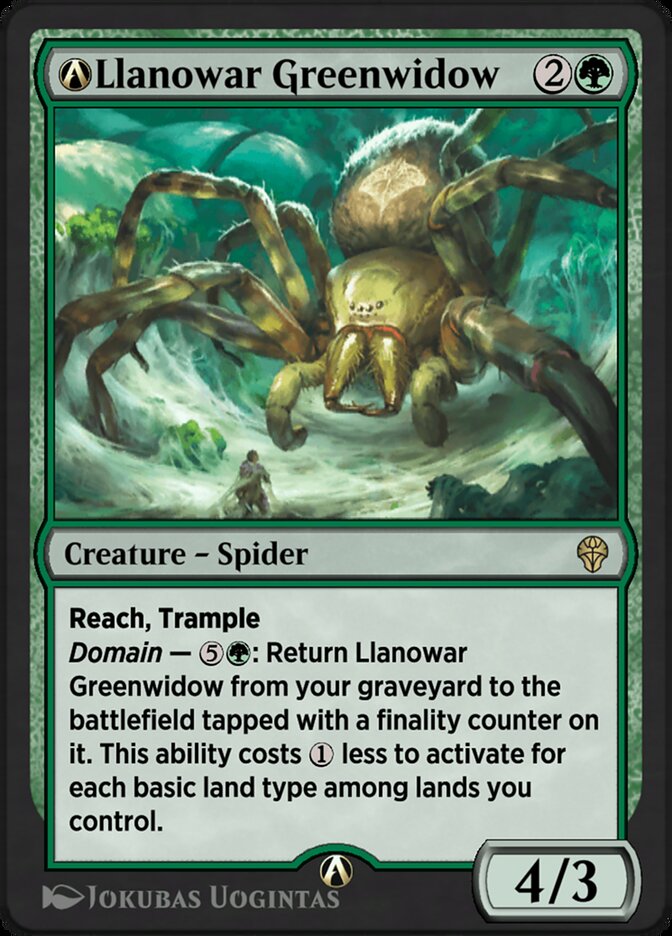 Llanowar Greenwidow (Alchemy)