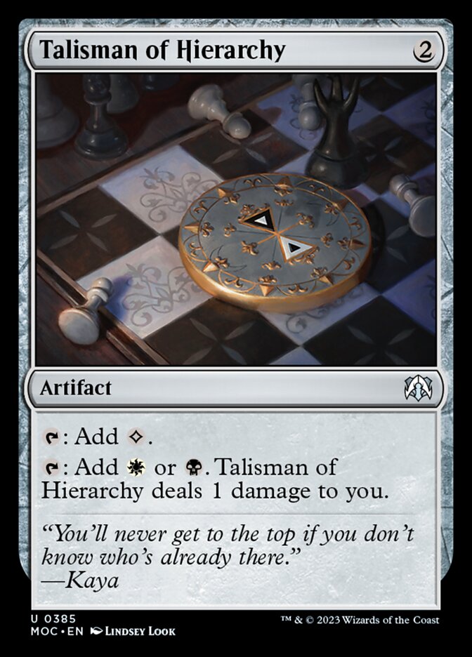 Talisman of Hierarchy