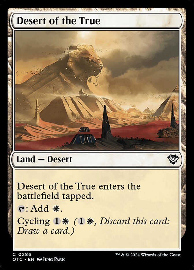 Desert of the True