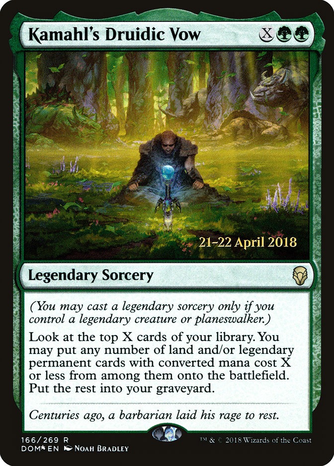 Kamahl's Druidic Vow