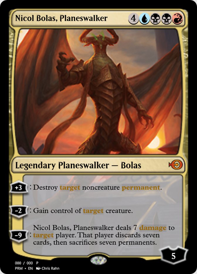 Nicol Bolas, Planeswalker