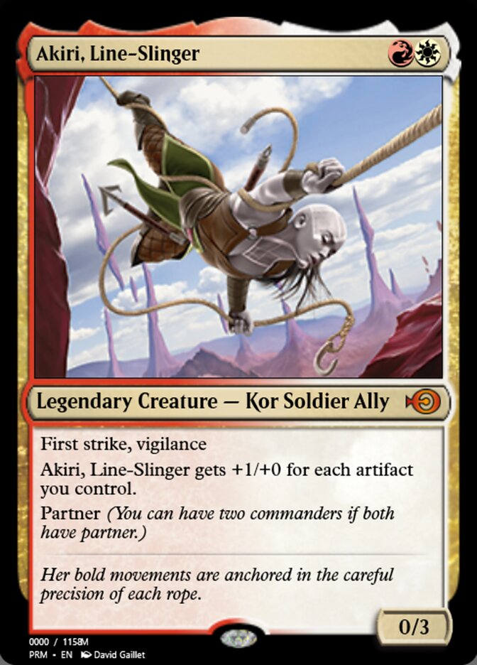 Akiri, Line-Slinger