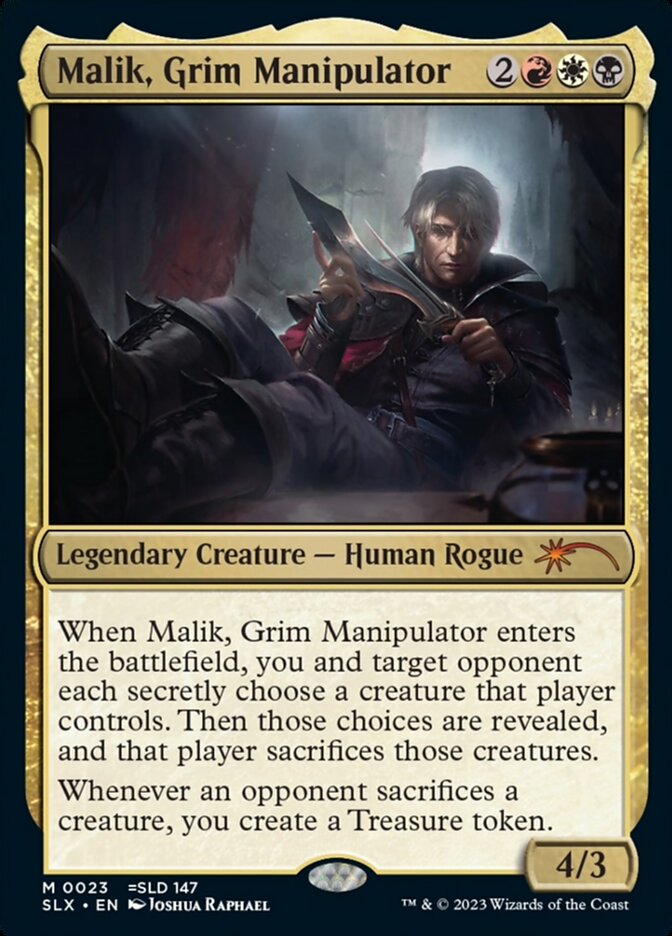 Malik, Grim Manipulator