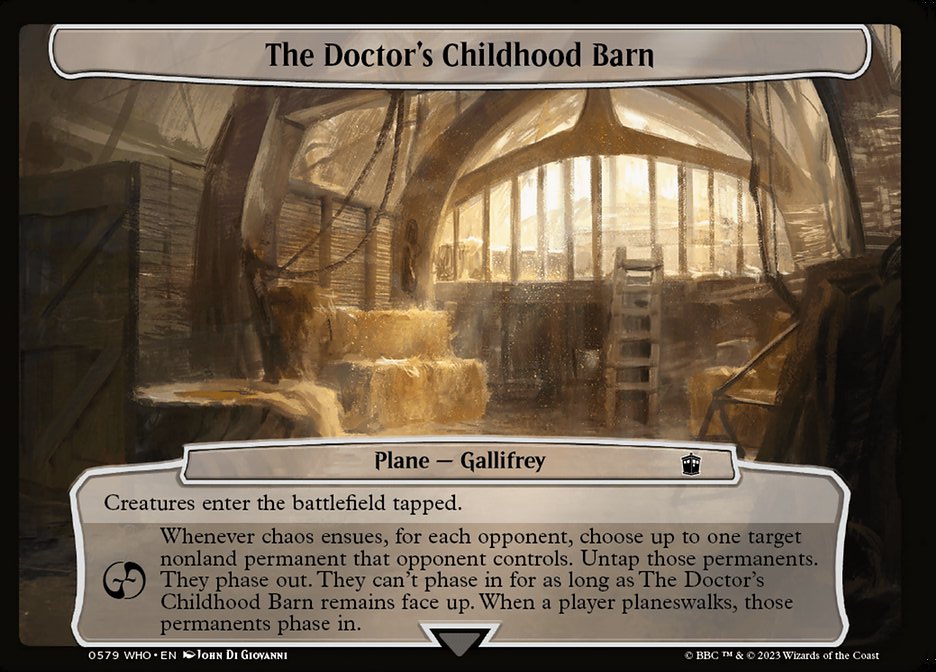 The Doctor's Childhood Barn