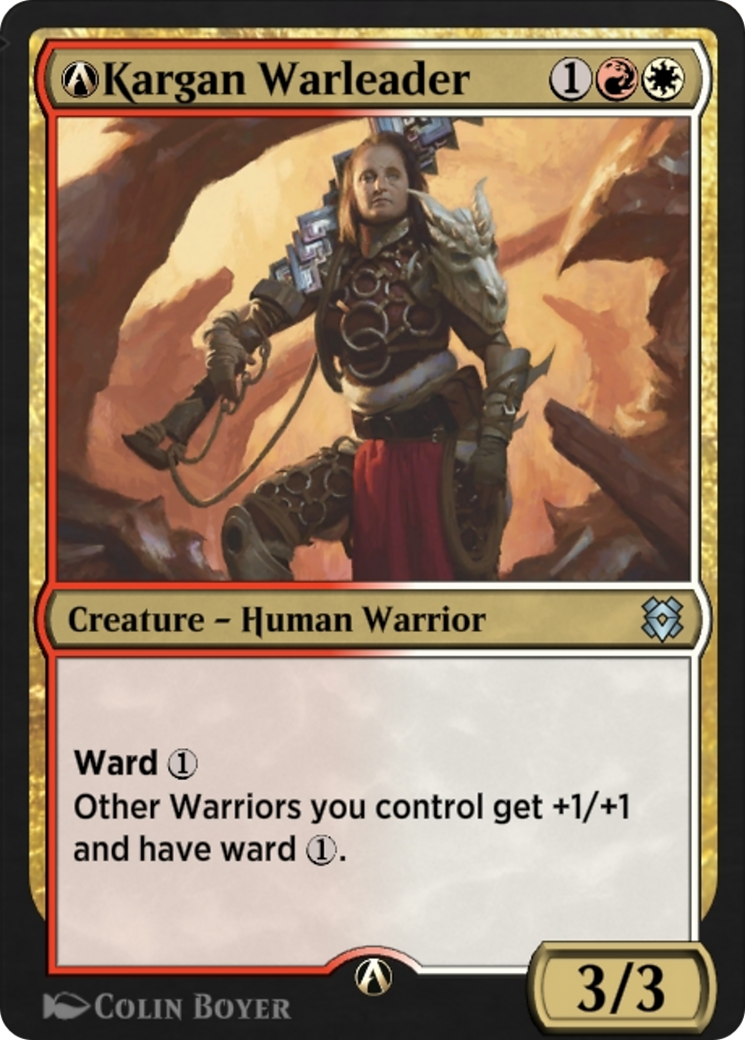 Kargan Warleader (Alchemy)