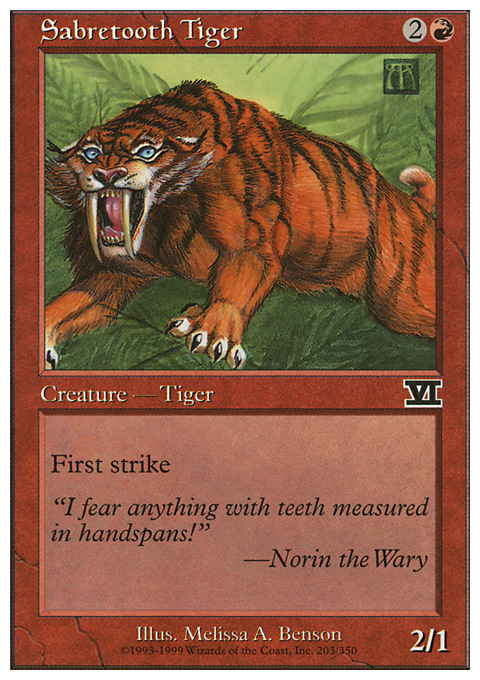 Sabretooth Tiger