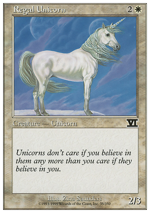 Regal Unicorn