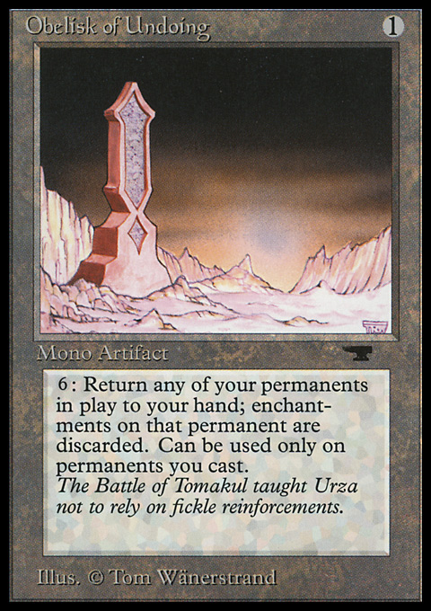 Obelisk of Undoing