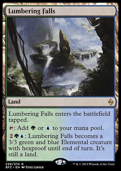 Lumbering Falls