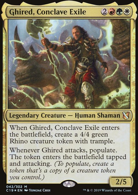 Ghired, Conclave Exile