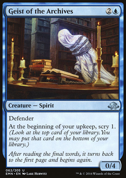 Geist of the Archives