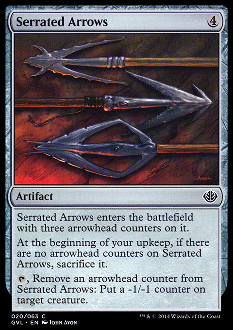 Serrated Arrows