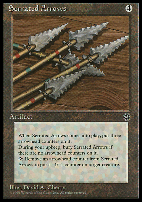 Serrated Arrows