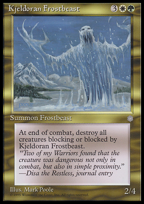 Kjeldoran Frostbeast