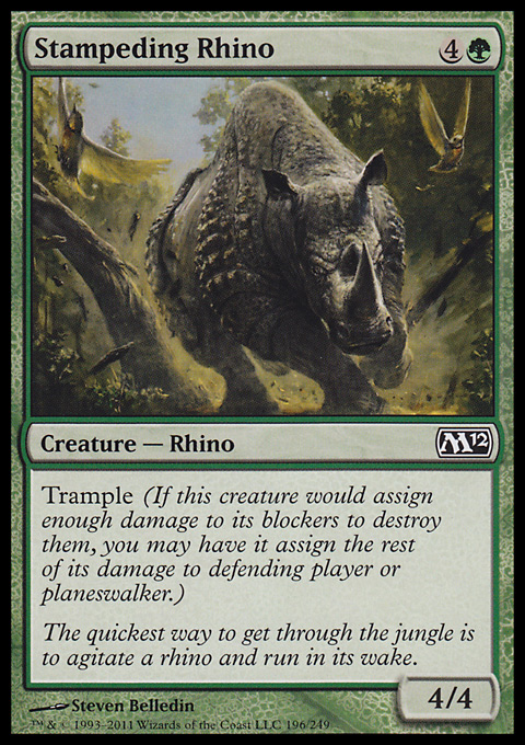 Stampeding Rhino