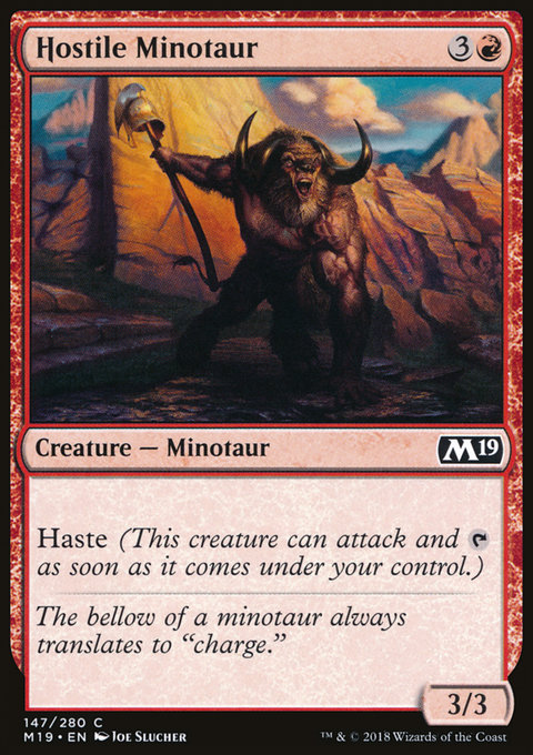 Hostile Minotaur