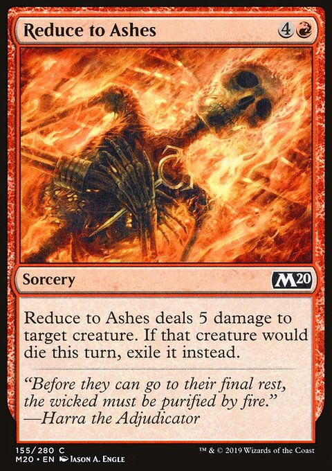 Reduce to Ashes