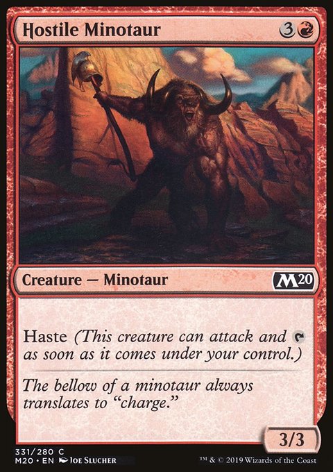 Hostile Minotaur