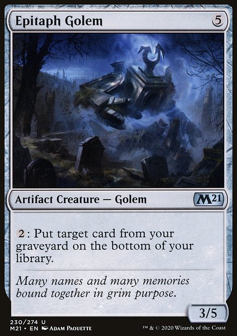 Epitaph Golem