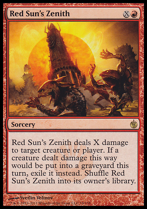 Red Sun's Zenith