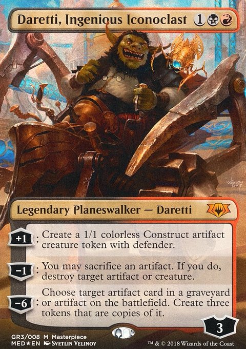 Daretti, Ingenious Iconoclast