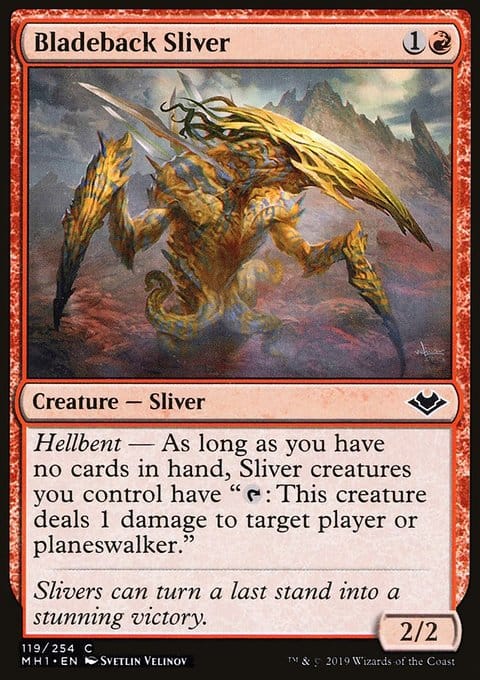 Bladeback Sliver