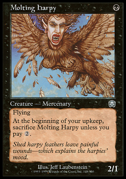 Molting Harpy