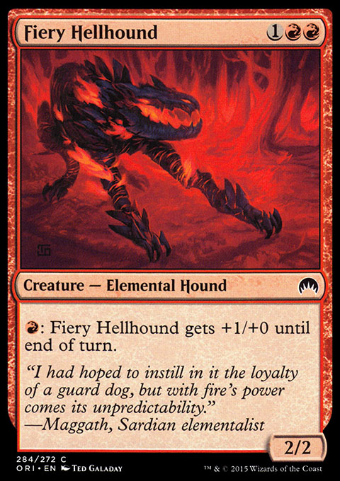 Fiery Hellhound