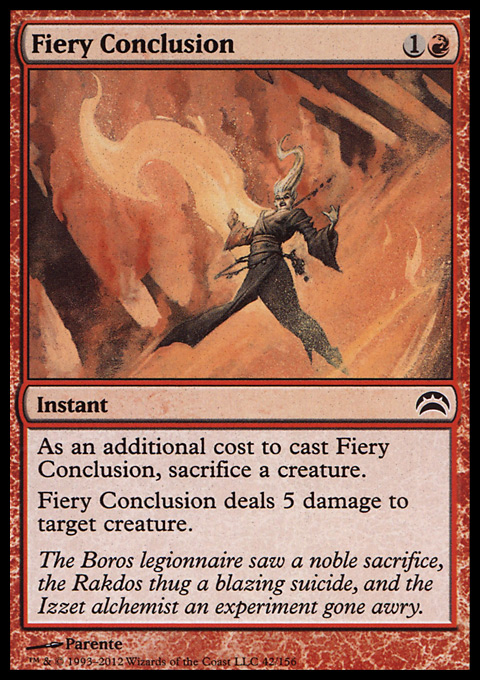 Fiery Conclusion