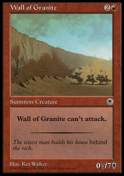 Wall of Granite