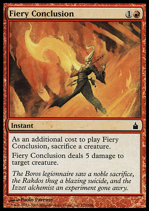 Fiery Conclusion