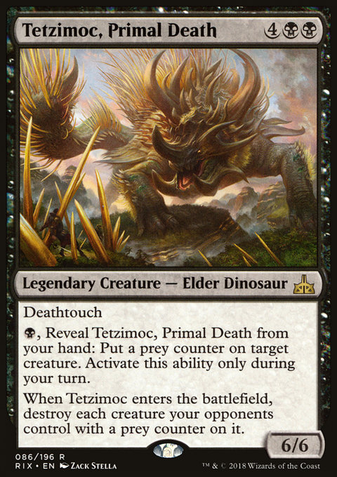 Tetzimoc, Primal Death