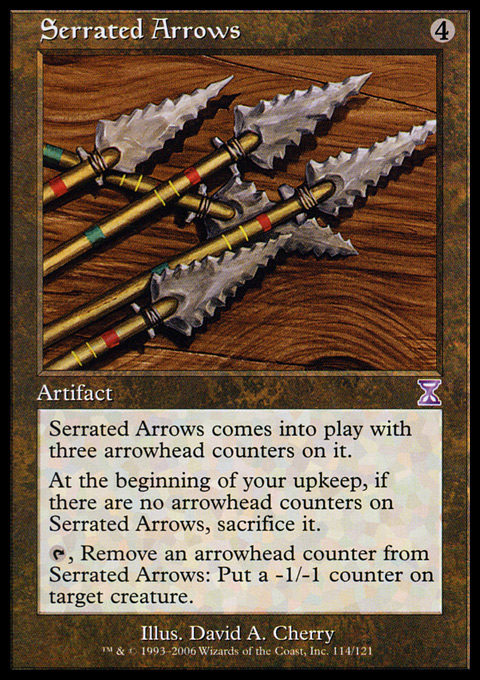 Serrated Arrows