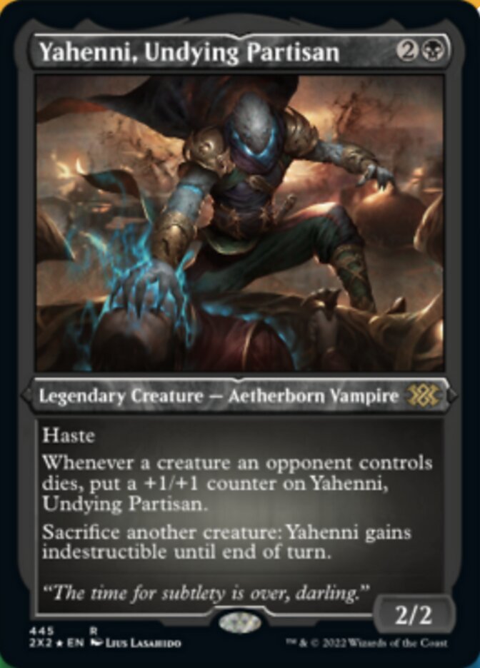 Yahenni, Undying Partisan