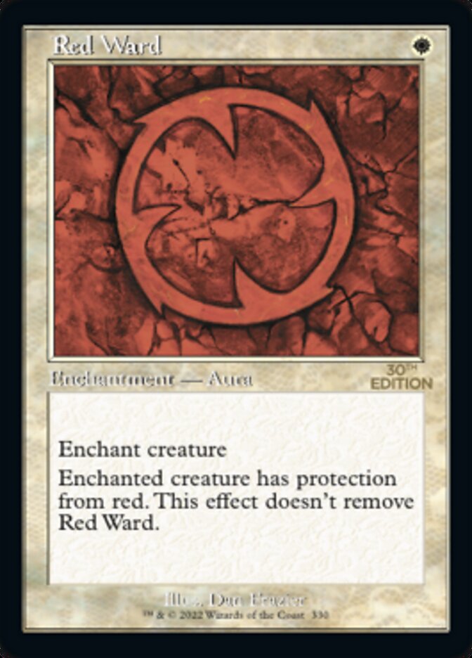 送料込 of MTG Red 赤の/Circle 【BIGWEB of - [TMP] Protection ...