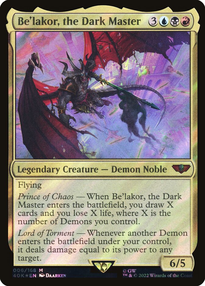 download be lakor the dark master commander deck