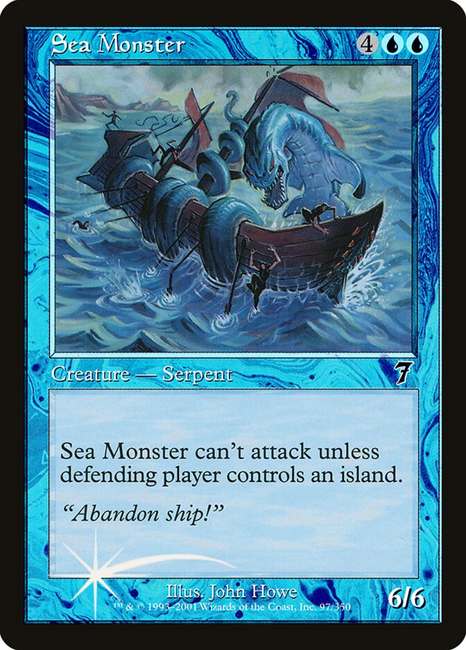 Sea Monster - mtg.wtf