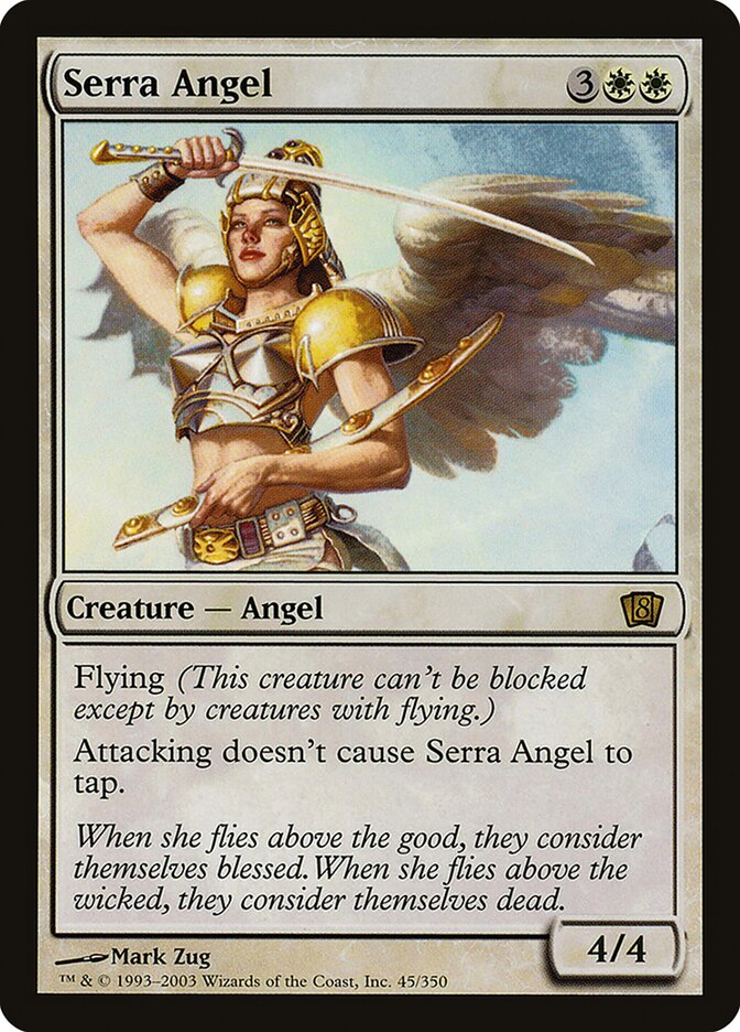 serra mtg card Serra Angel