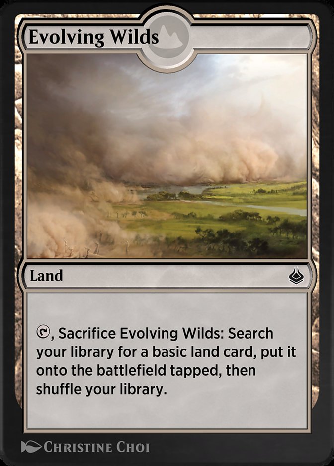 Evolving Wilds Mtgwtf