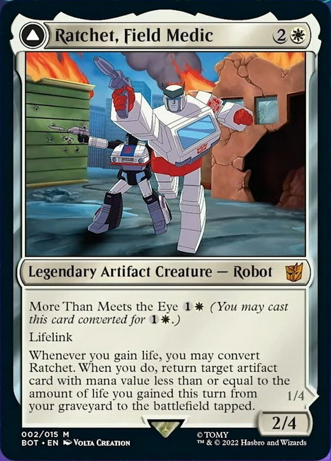 Ratchet, Field Medic