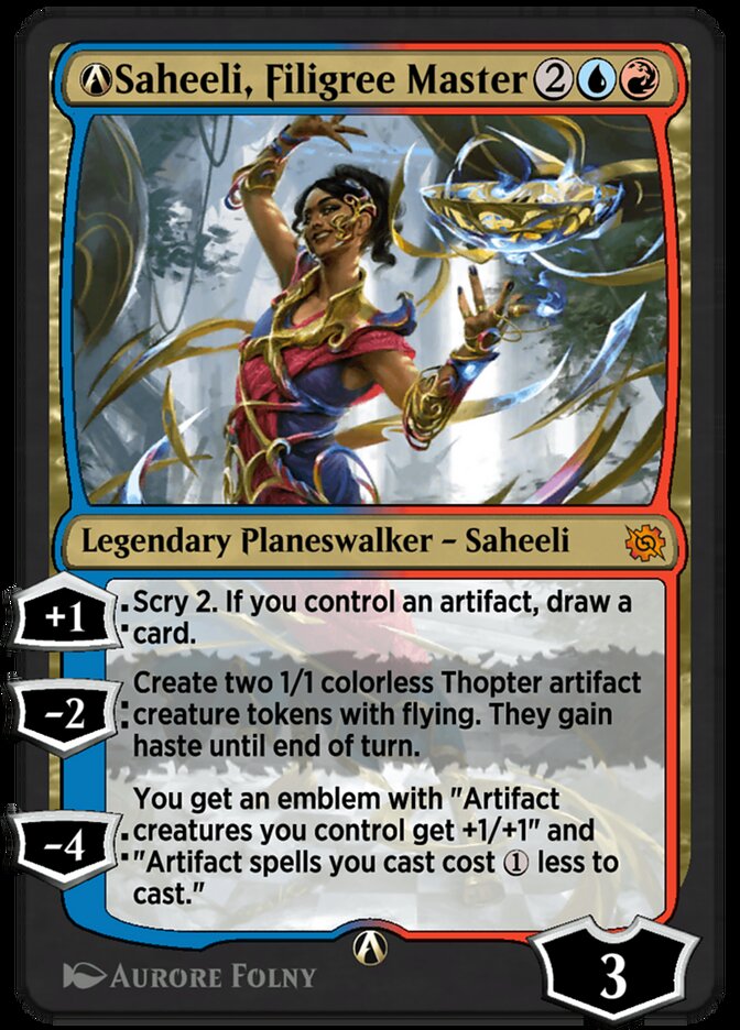 Saheeli, Filigree Master (Alchemy)