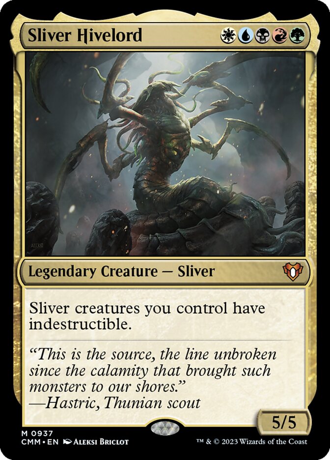 Sliver Swarm Commander Masters Commander Deck mtg.wtf