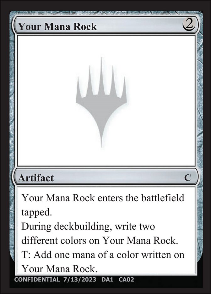 Your Mana Rock