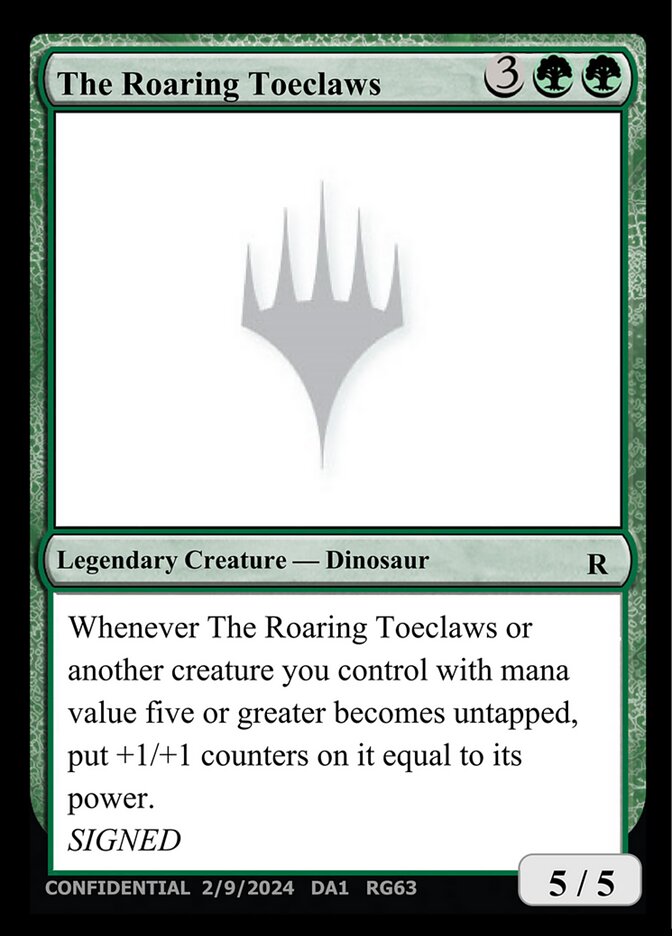 The Roaring Toeclaws