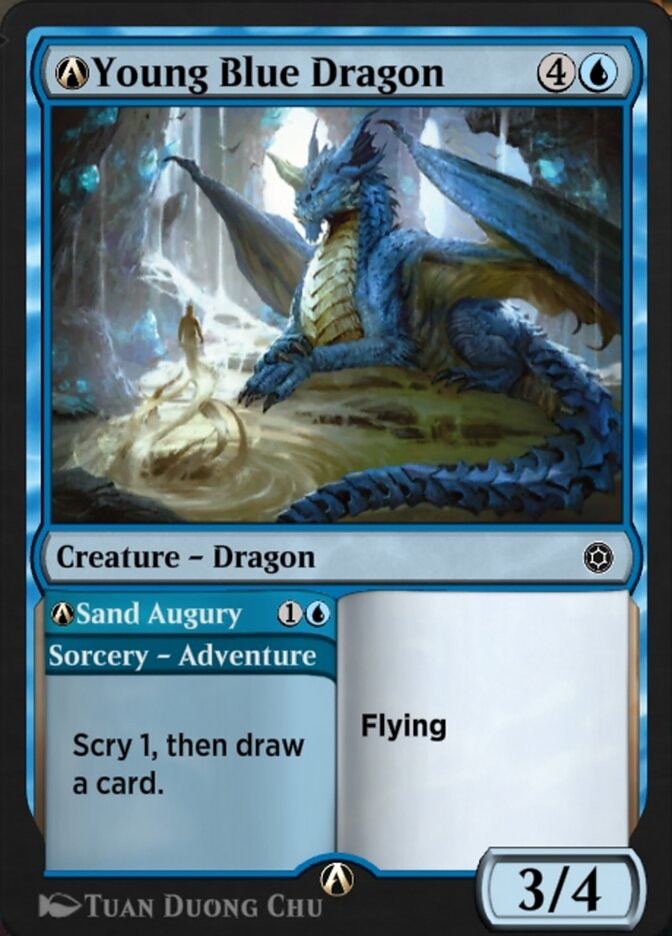 Young Blue Dragon (Alchemy)