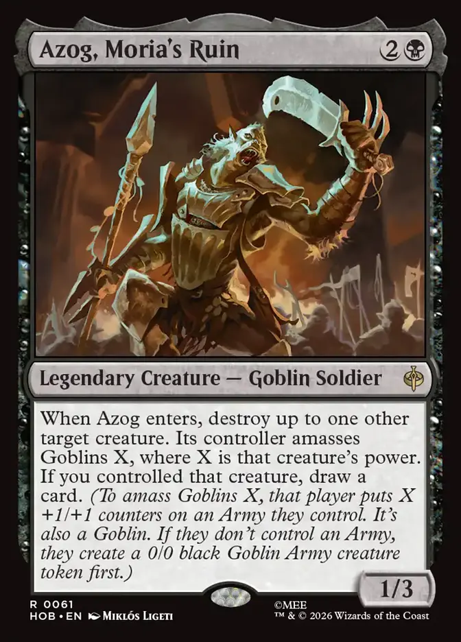 Azog, Moria's Ruin