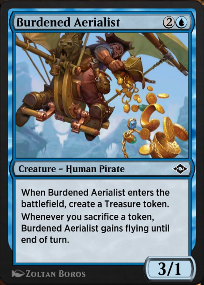 Burdened Aerialist