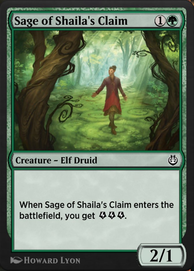 Sage of Shaila's Claim